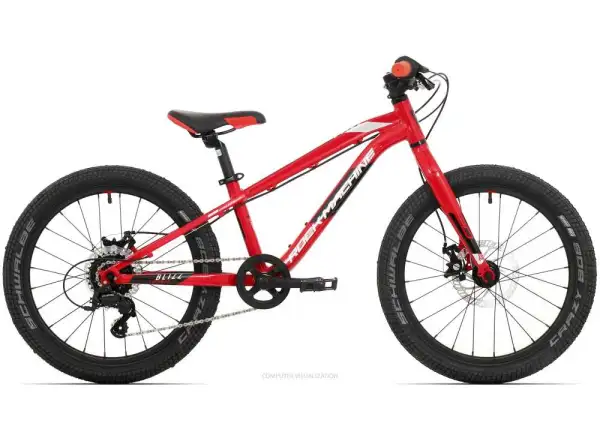 Rock Machine Blizz 20 MD children's bike Gloss Red/White/Black