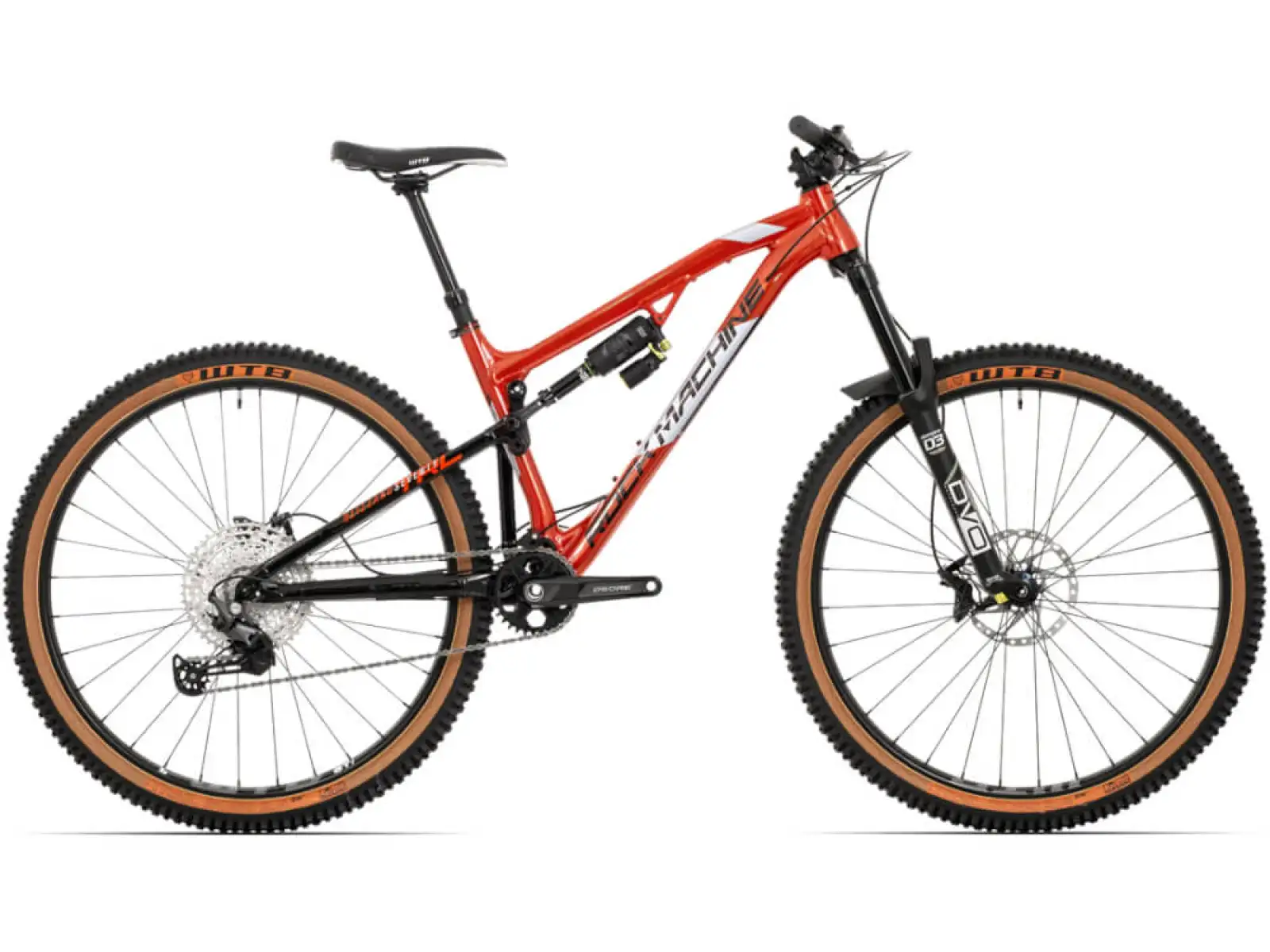 Rock Machine Blizzard TRL 70-29 orange/silver full suspension mountain bike