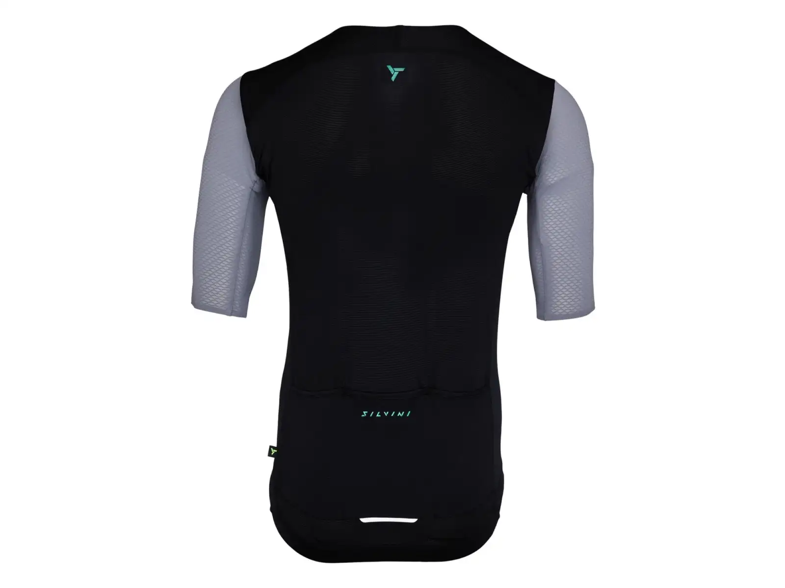 Silvini Auronzo men's jersey short sleeve Black/Ocean