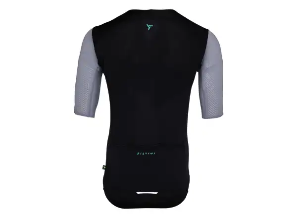 Silvini Auronzo men's jersey short sleeve Black/Ocean
