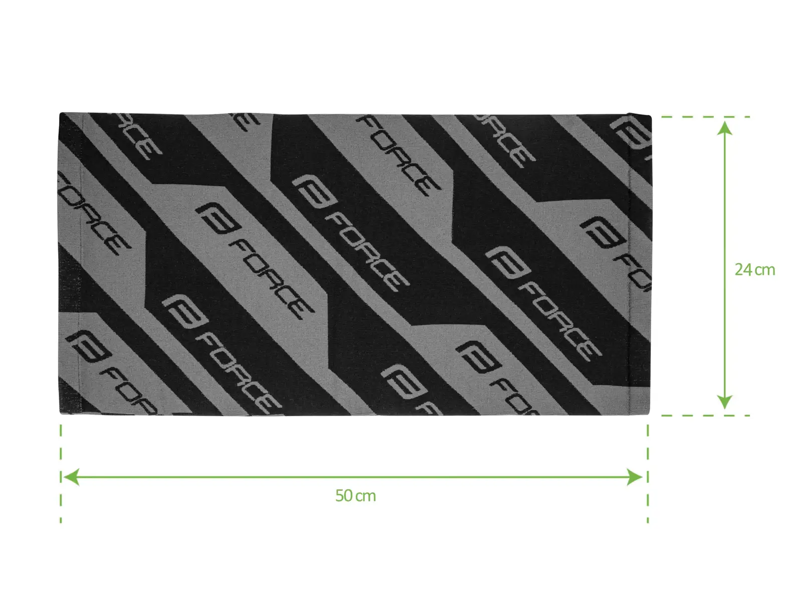 Force Step winter scarf black-grey UNI