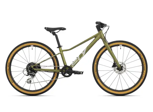 Superior F.L.Y. 24 Matte Olive Metallic/Hologram Chrome children's mountain bike