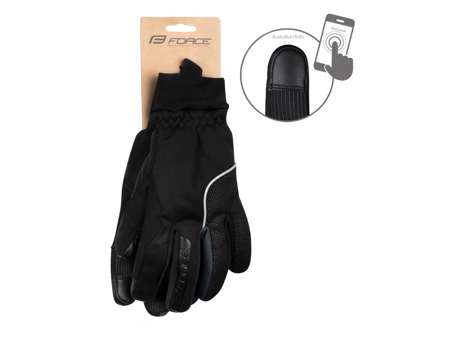 Force ARCTIC PRO winter gloves black