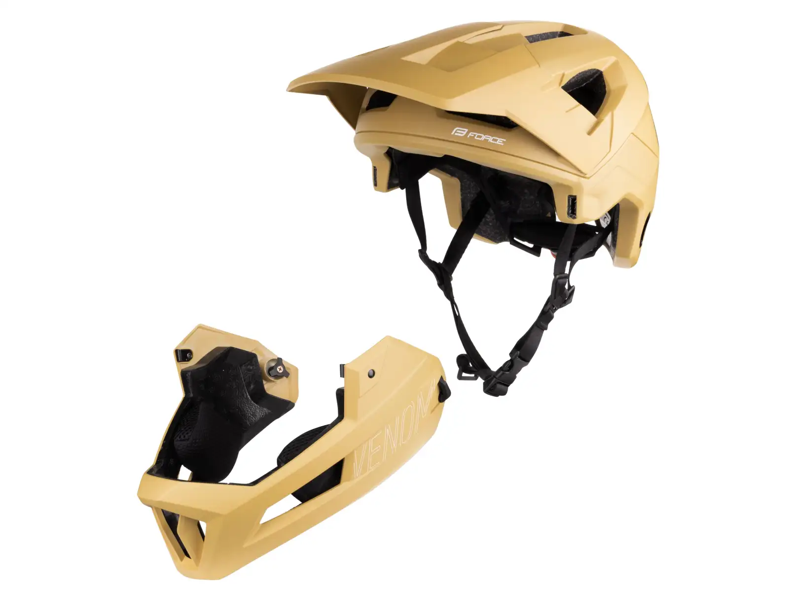 Force Venom downhill helmet brown