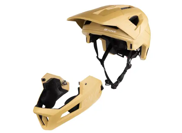Force Venom downhill helmet brown