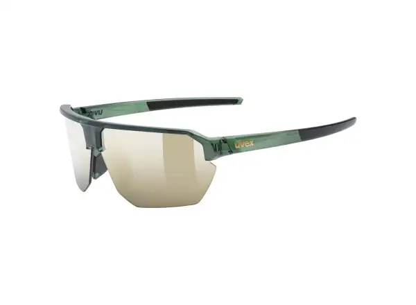 Uvex Vectiv Set sunglasses Olive Transparent/Mirror Gold