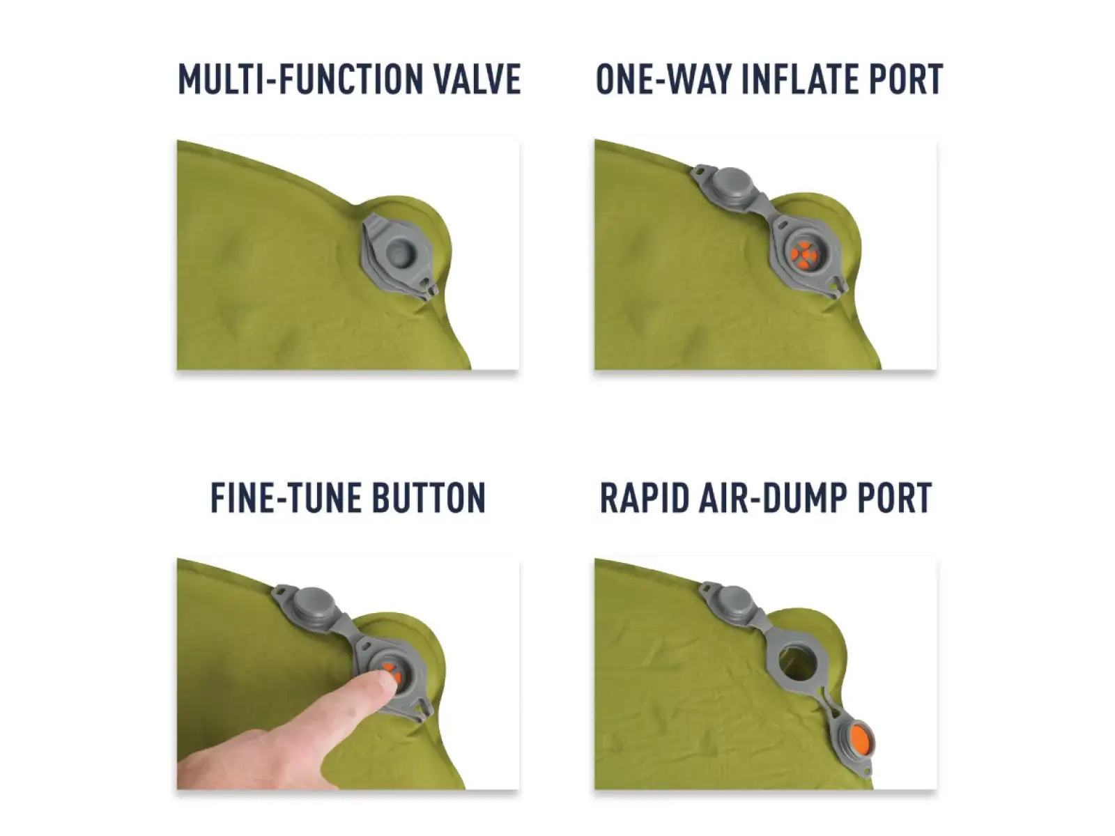 Sea to Summit Camp Regular self-inflating sleeping pad Olive