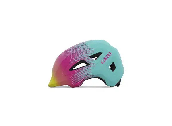 Giro Scamp II children's helmet Mat Teal/Pink Towers