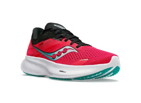 Saucony Ride 16 women's running shoes rose/black