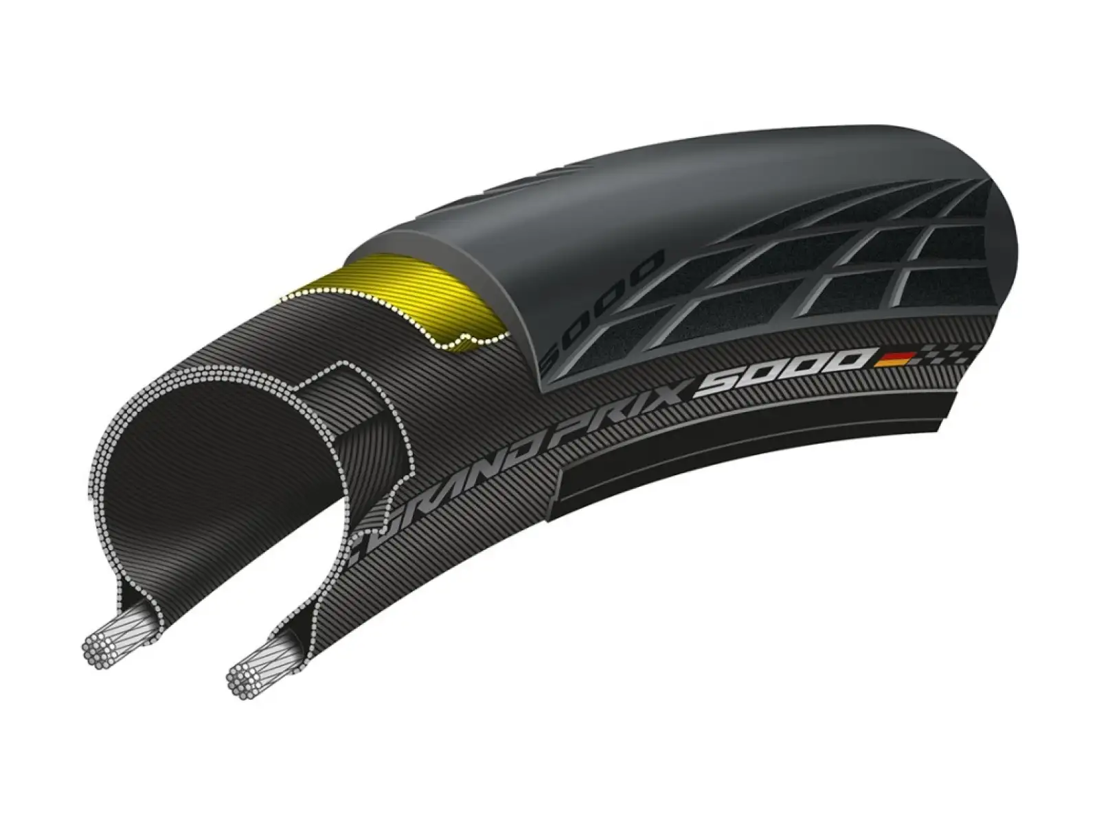 Continental GrandPrix 5000 27.5" road tire kevlar black