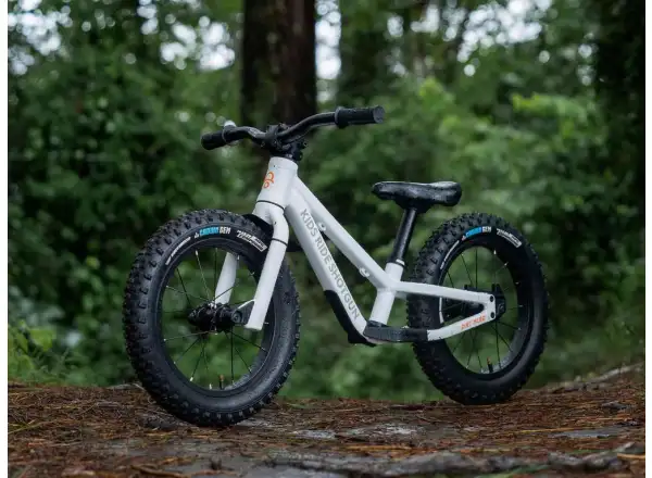 Kids Ride Shotgun Dirt Hero 14 balance bike with brake