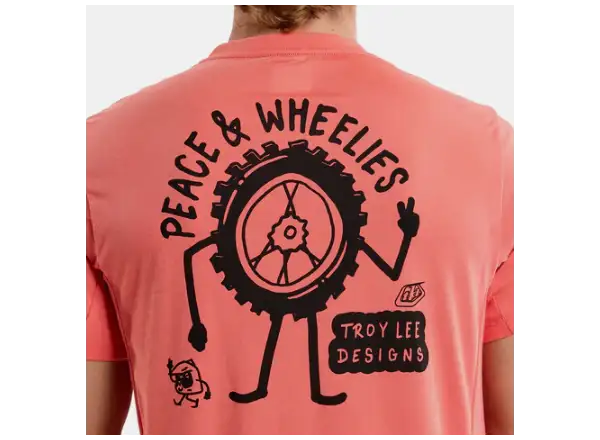 Troy Lee Designs Skyline Ride Tee men's jersey short sleeve P&W Melon