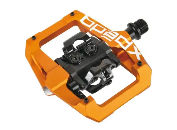 X-pedo GFX clipless pedals orange