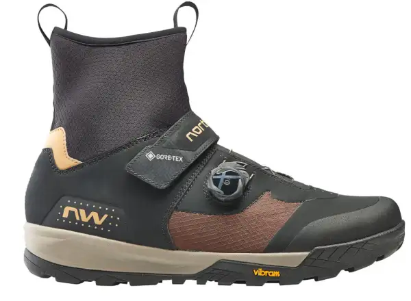 Northwave Kingrock Plus Gtx MTB Winter Shoes Men Black/Brown Size 42 CHECKED