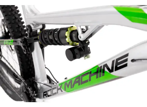 Rock Machine Blizzard 90-297 RZ Silver/Green full suspension mountain bike