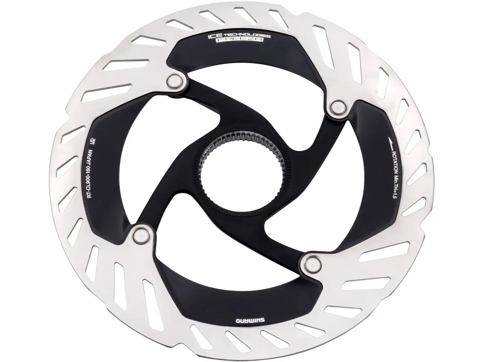 Shimano RT-CL900 brake rotor 203 mm, center lock, Ice Tech, external lock ring