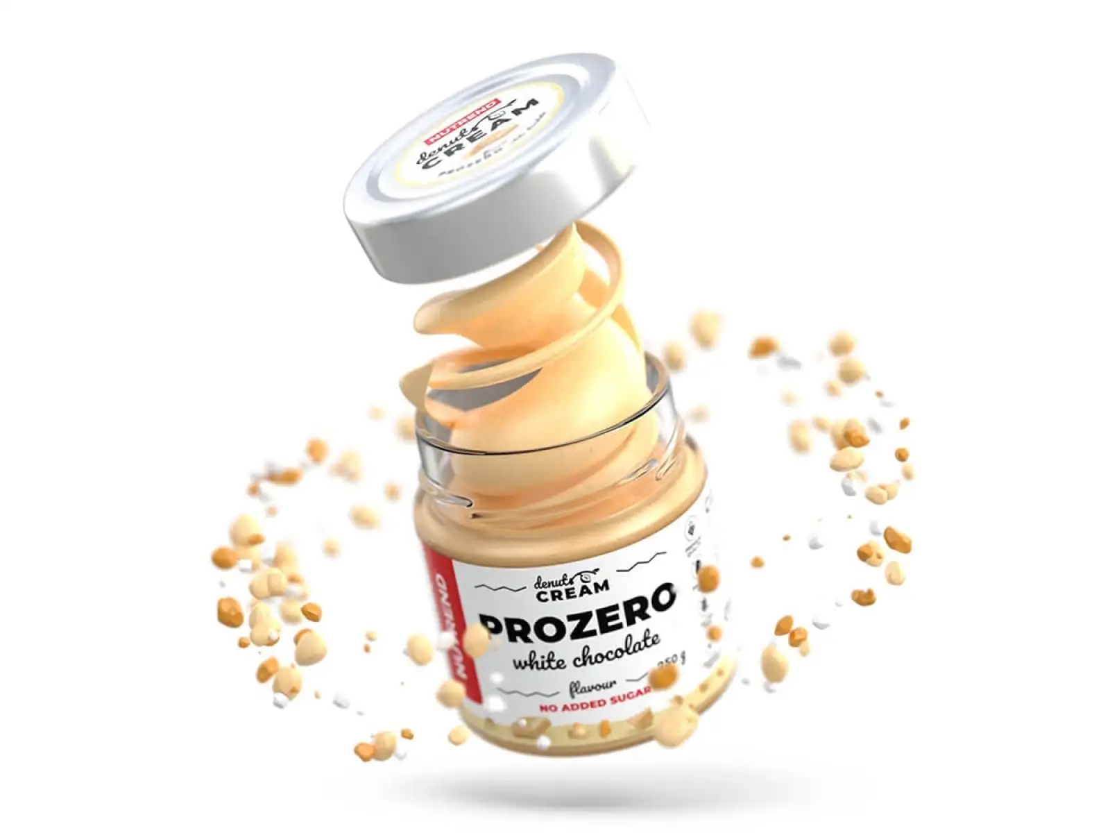 Nutrend Denuts Cream 250 g Prozero White Chocolate