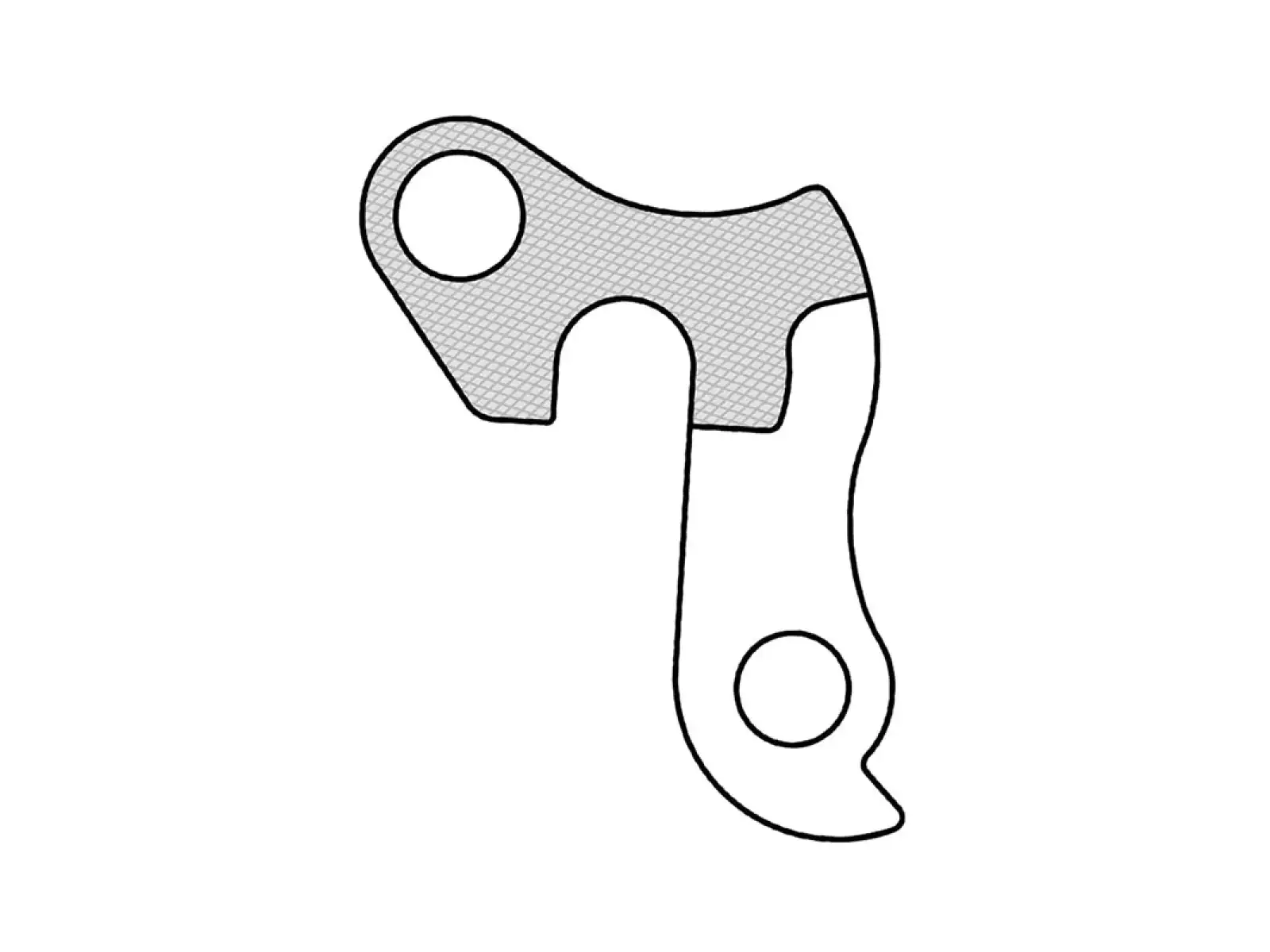 Union derailleur hanger GH-011