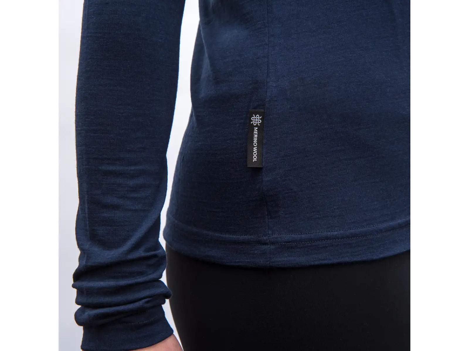 Sensor Merino Active Songbirds women's long sleeve shirt Deep Blue