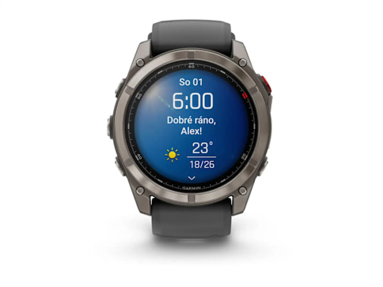 Garmin fenix 8 Pro 51 mm AMOLED Sapphire smart watch Titanium Graphite/Black