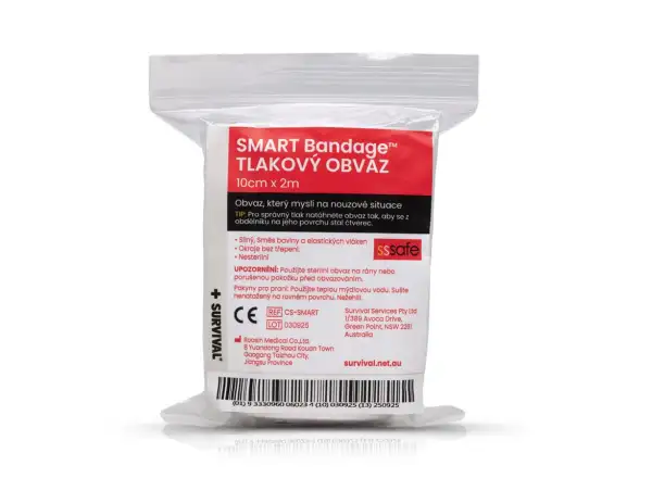 Survival Smart Bandage pressure bandage 10 cm x 2m
