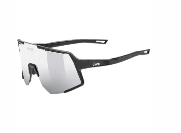 Uvex Sequenze cycling glasses Black matt/Mirror Silver