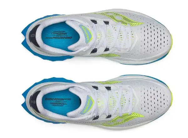 Saucony Endorphin Speed 4 men's shoes White/Viziblue