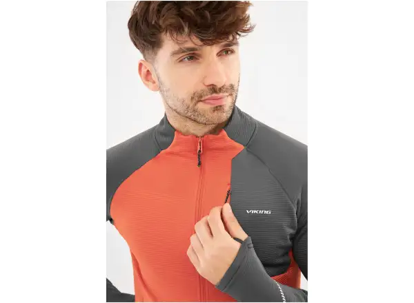 Viking Pro Line Birger men's sweatshirt Orange/Grey
