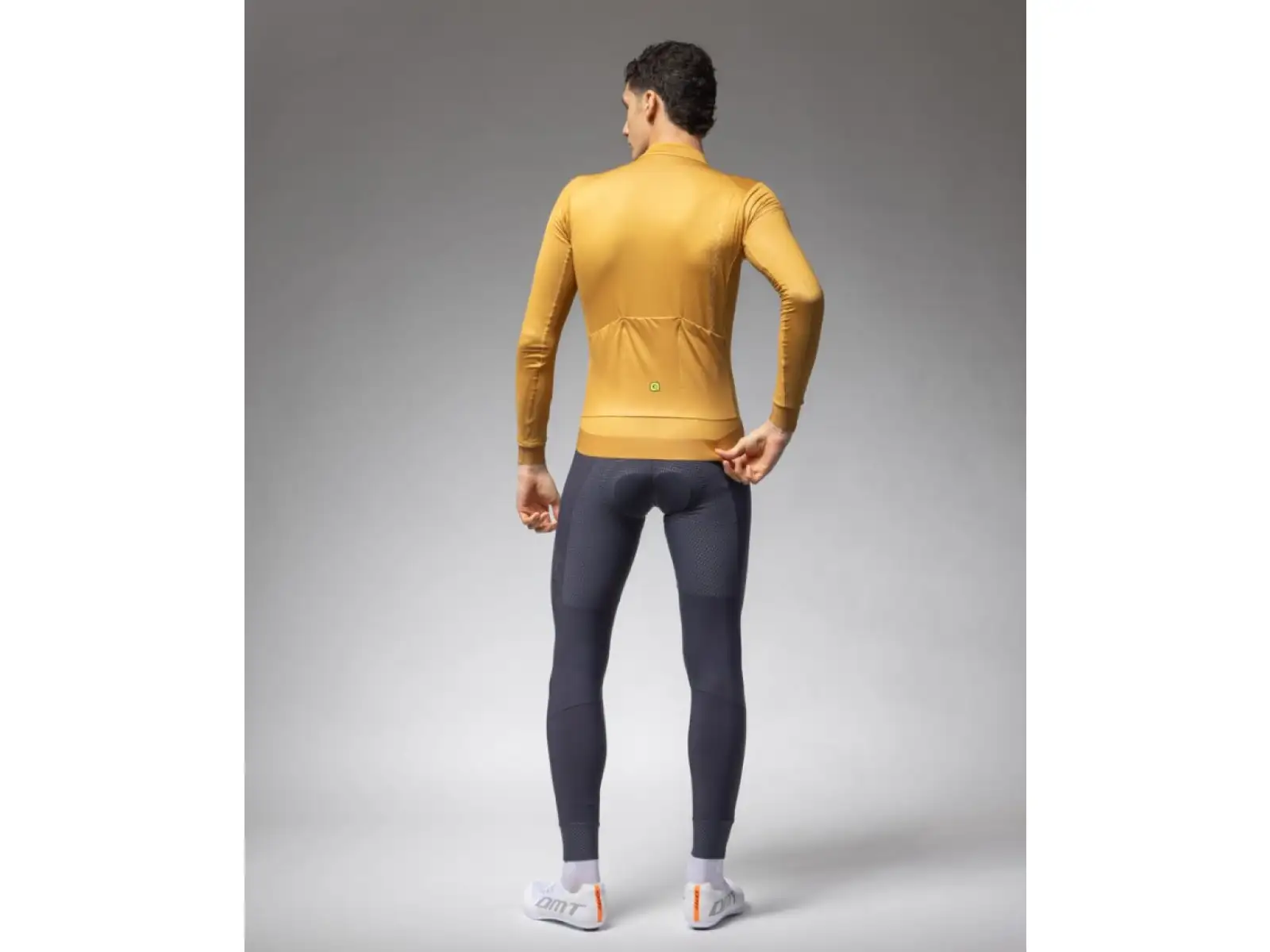 Alé PR-E Follow Me 2.0 men's insulated jersey long sleeve Kashmir Yellow