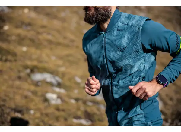 Dynafit Trail Reflective Insulation men's running vest Cinder