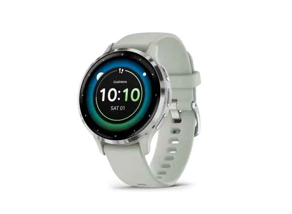 Garmin Venu 3S smart watch Silver/Sage Grey