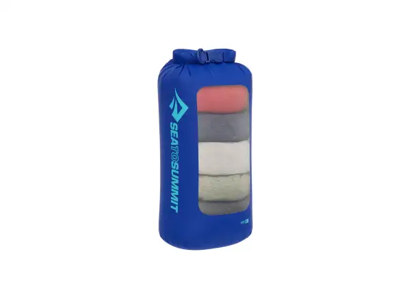 Sea to Summit Lightweight Dry Bag waterproof bag with window 13L Surf Blue