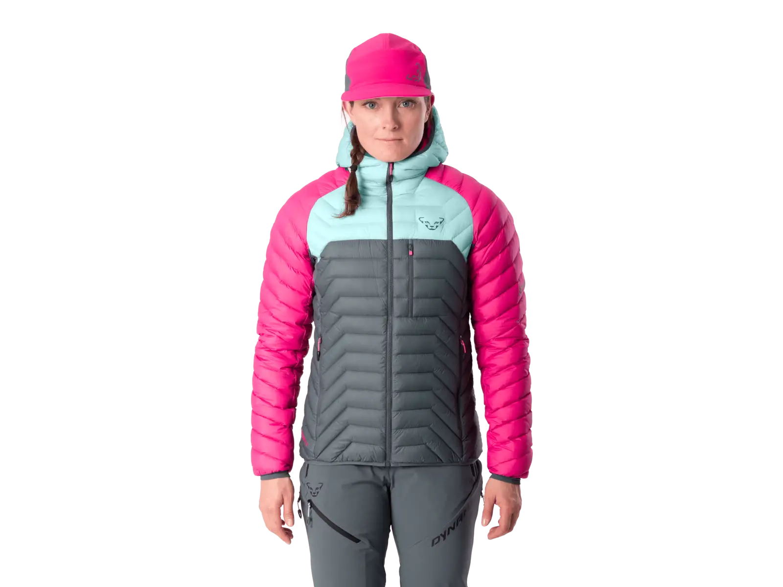 Dynafit Radical RDS Down Hooded women's jacket Flamingo/3180/0720