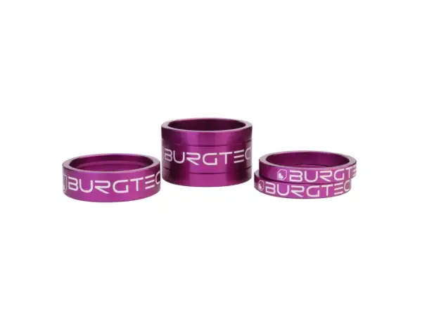 Burgtec Spacer Kit 5/5/10/20 mm purple
