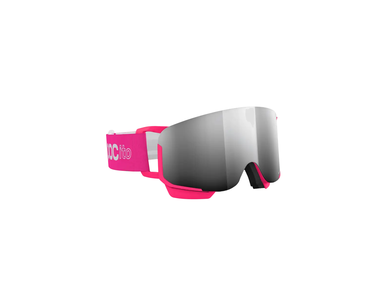 POC POCito Nexal kids ski goggles Fluorescent Pink/Partly Sunny Silver