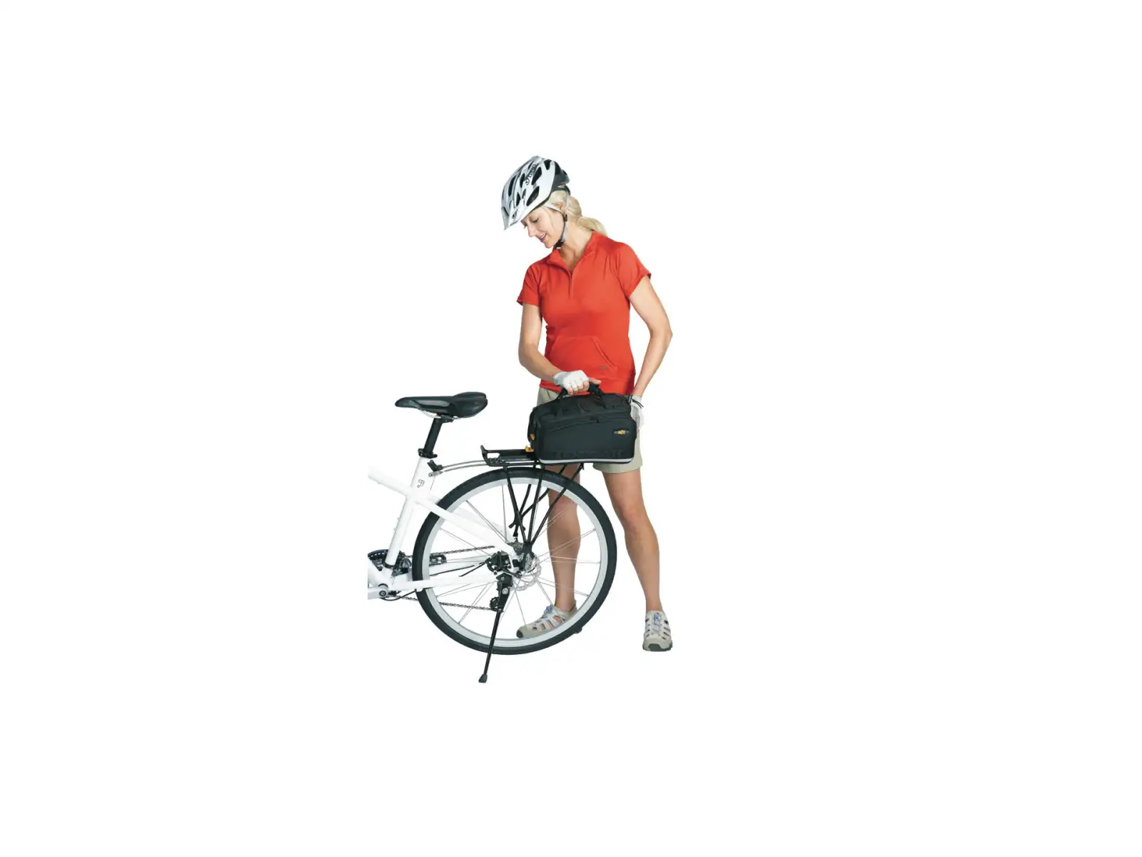 Topeak MTX Beamrack V-type seatpost rack for large bike frame