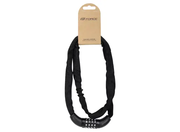 Force Brut chain lock 4/1200mm combination black