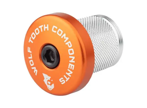 Wolf Tooth COMPRESSION PLUG for carbon steerer 1 1/8" orange