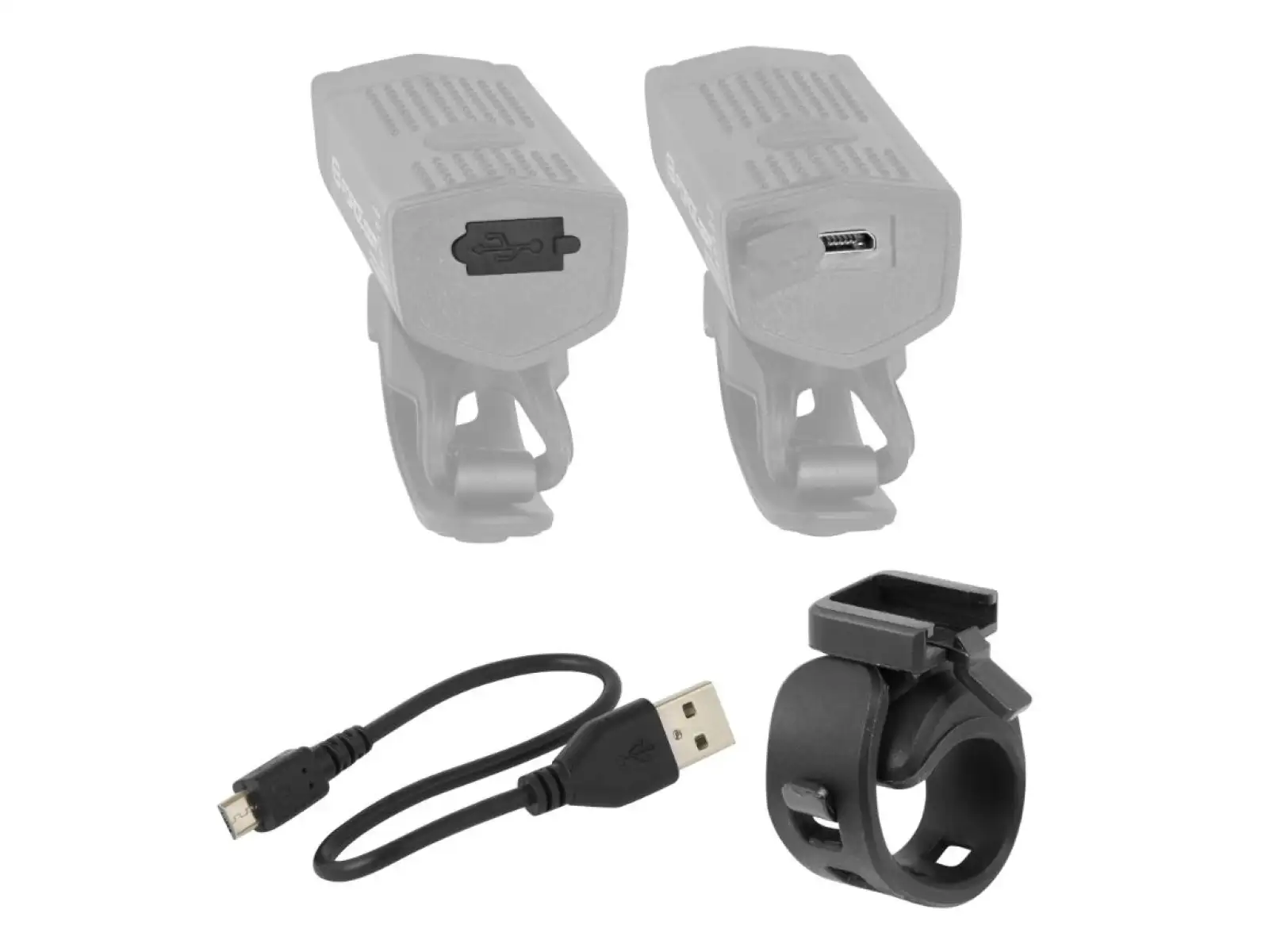 Force Dot set of front and rear lights USB