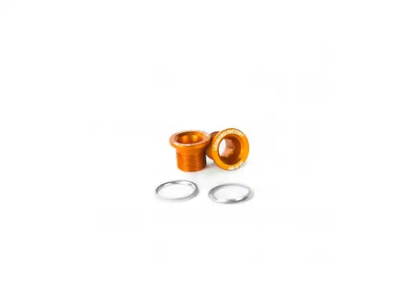 Leonardi Factory Bolt Capo crank bolts orange