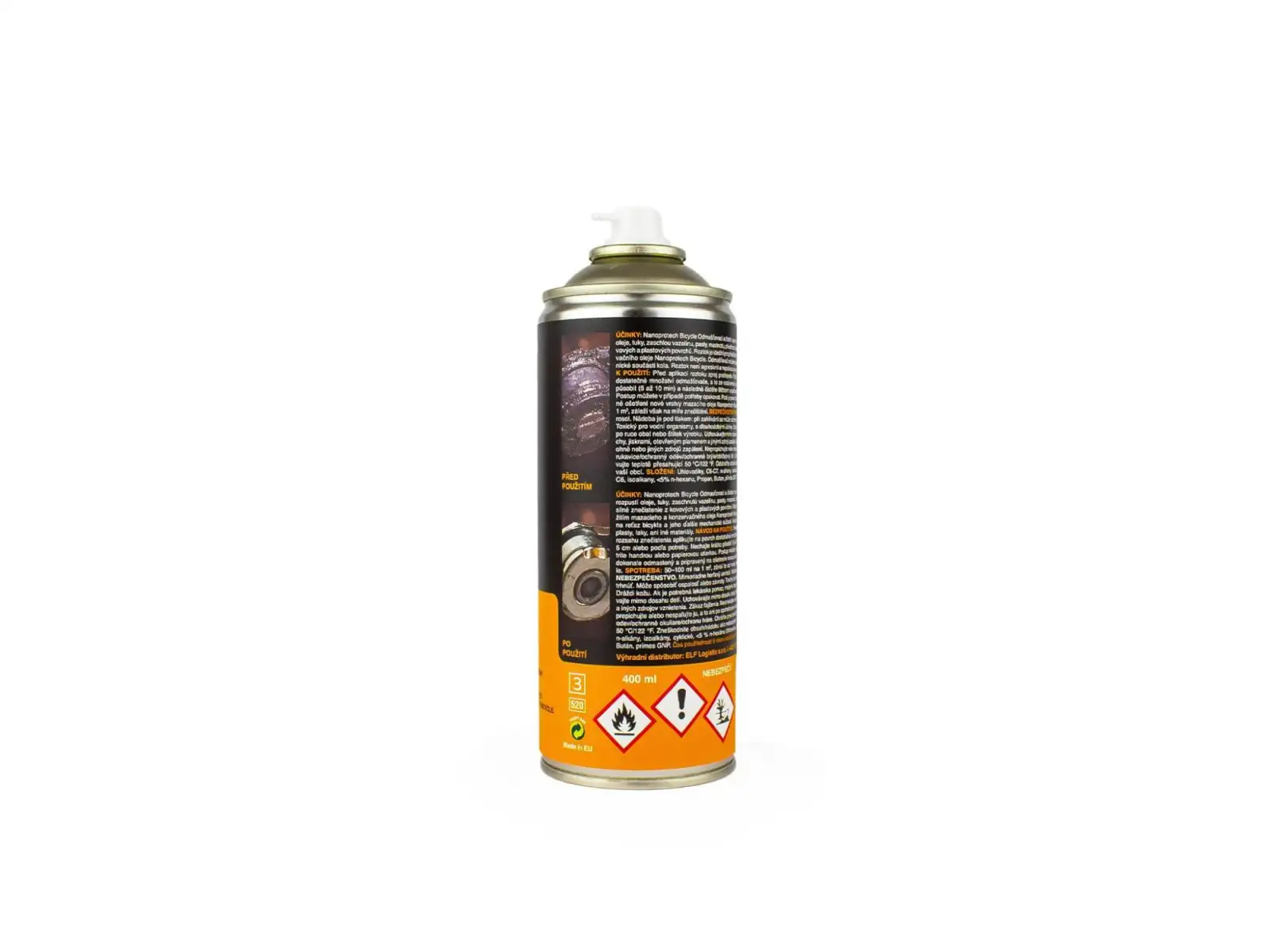 Nanoprotech Bicycle Chain Degreasing and Cleaning Spray 400 ml