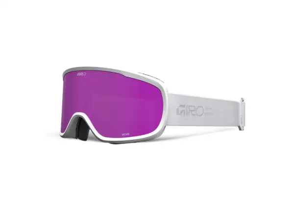 Giro Moxie women's ski goggles White Stacked/Amber Pink/Yellow (2 lenses)