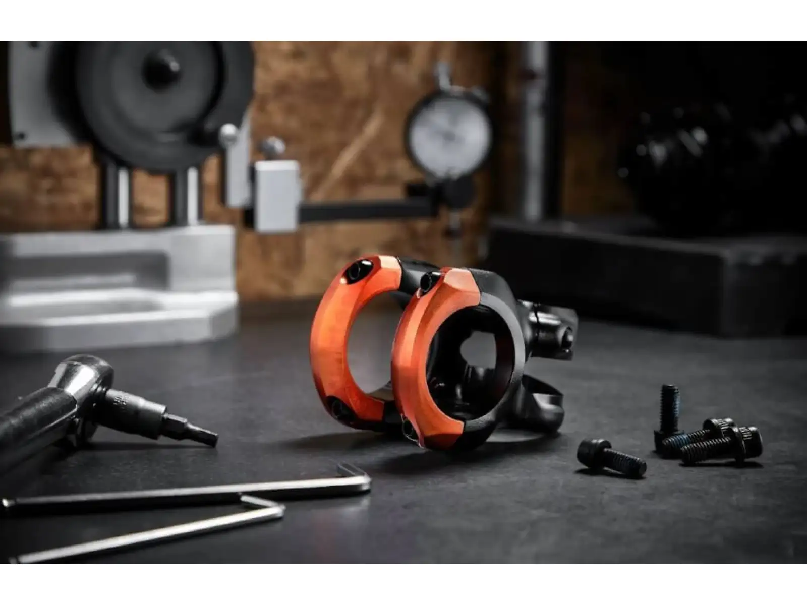 E-13 Plus 35 stem 40 mm Black/Naranja