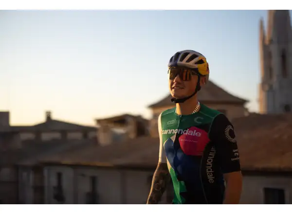 Cannondale CFR Replica men's jersey short sleeve green/blue