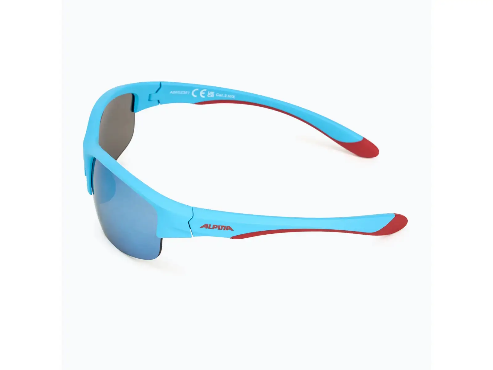 Alpina Flexxy Youth HR children's glasses Blue-Red Matt/Blue mirror