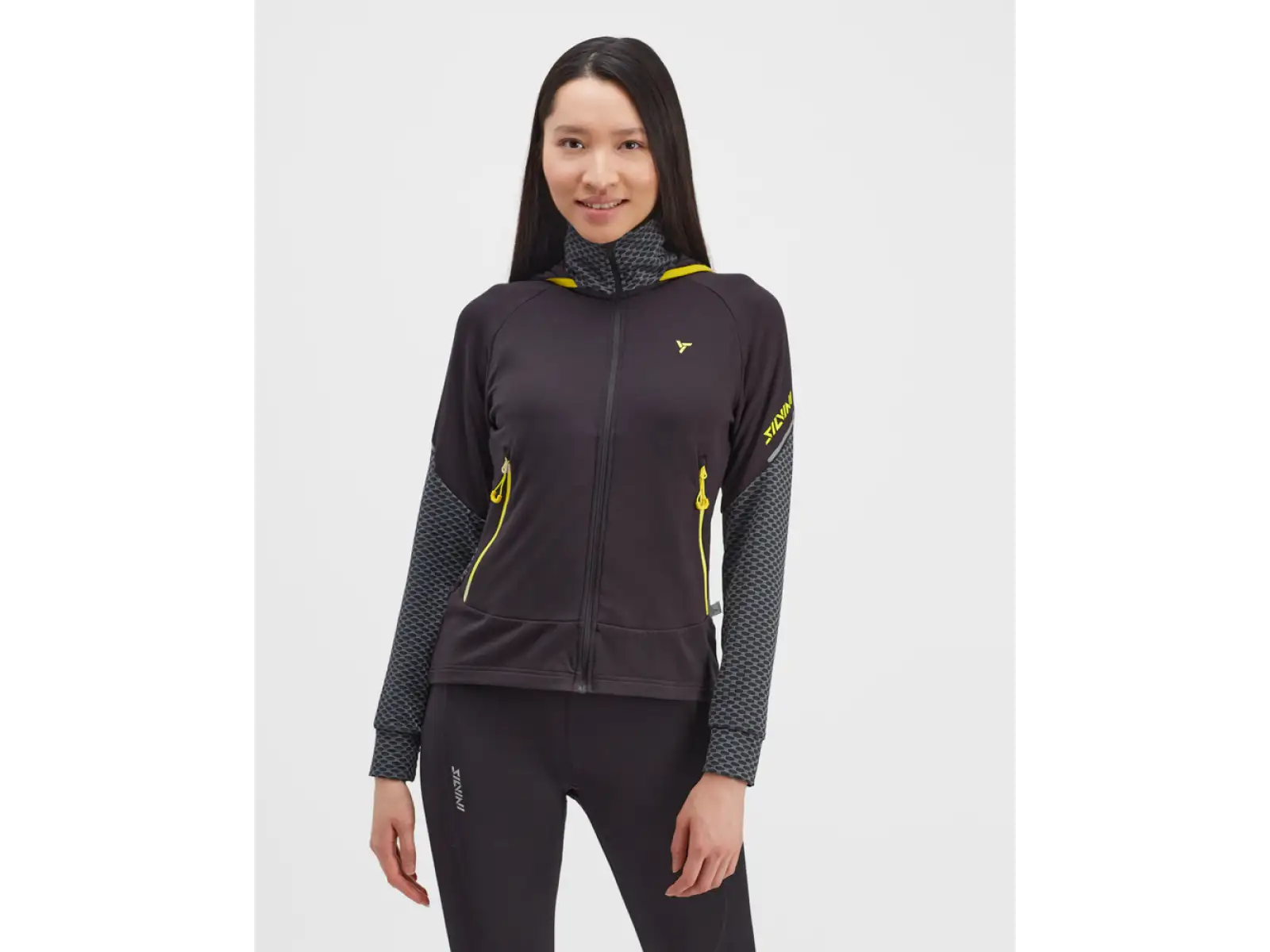 Silvini Artica women's sweatshirt Black/Cloud
