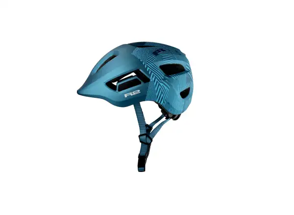R2 Pulse kids cycling helmet petrol blue/light blue
