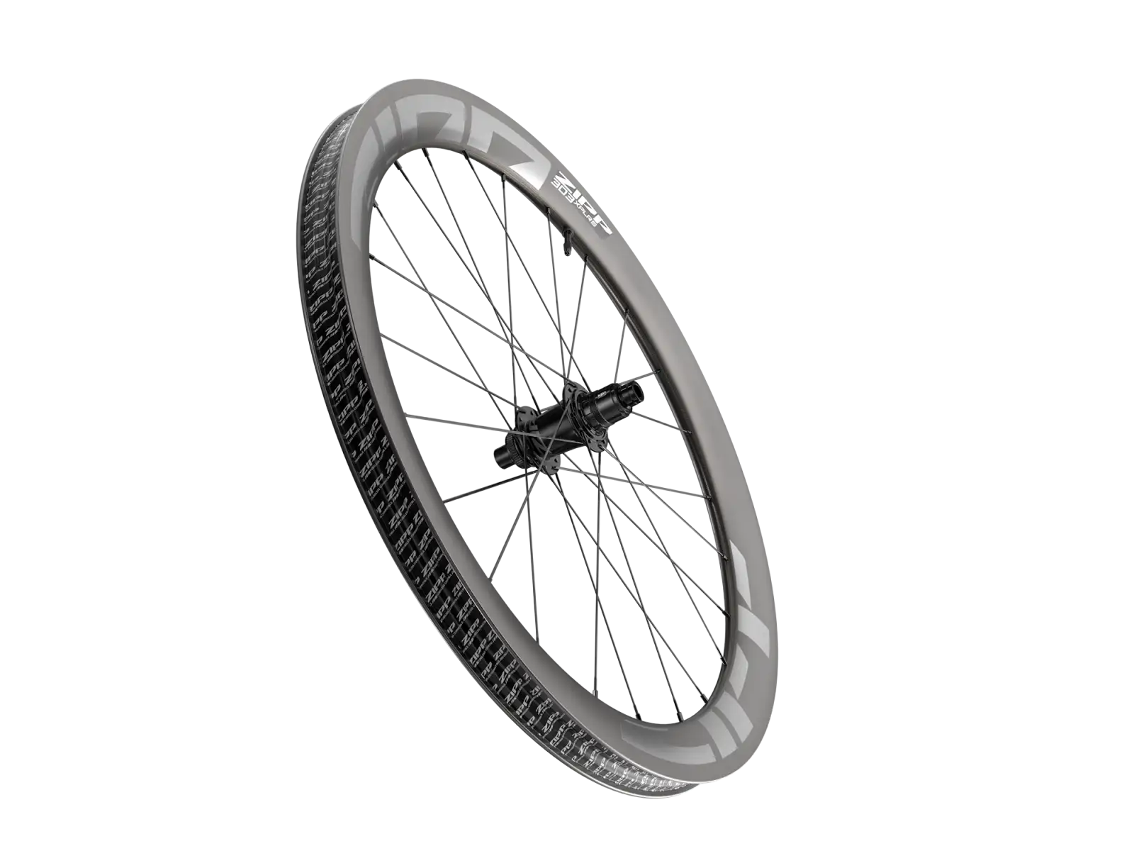 Zipp 303 XPLR S B1 rear laced wheel Dark Grey XDR