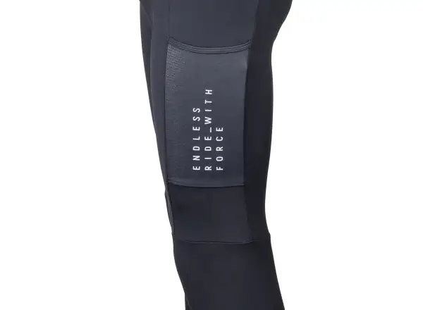 Force Endless men's bib pants without padding Black