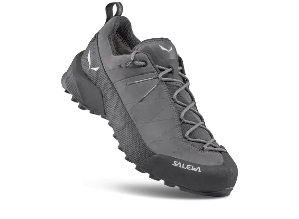 Salewa Wildfire Leather 2 GTX men's hiking shoes Quiet Shade/Black
